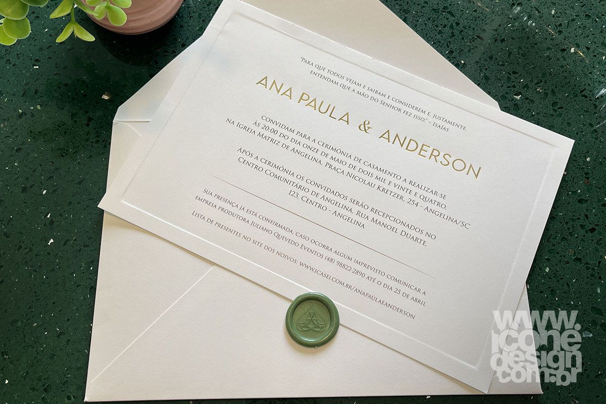 Convite de Casamento New York A&A