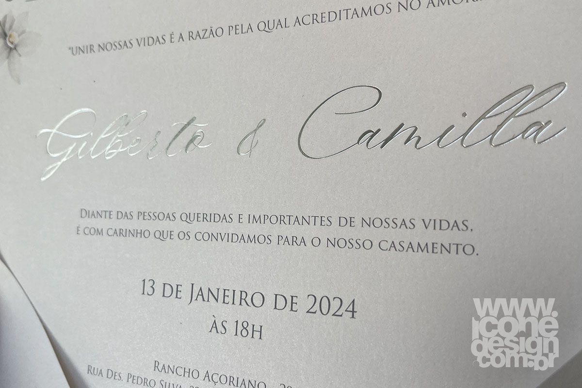 Convite de Casamento New York G&C