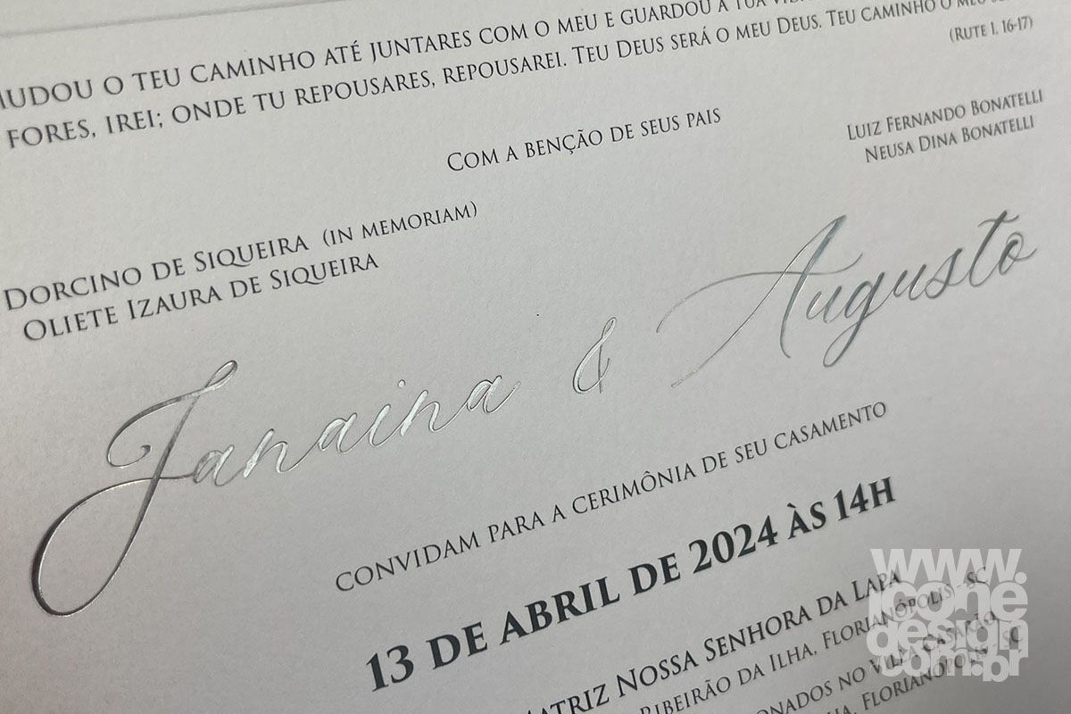 Convite de Casamento - New York J&A 