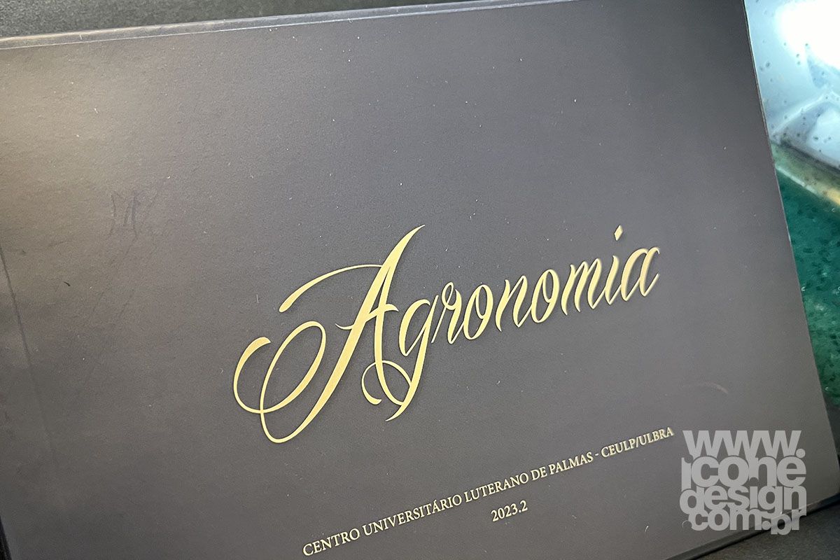 Convite Individual Super Luxo Agronomia 2024