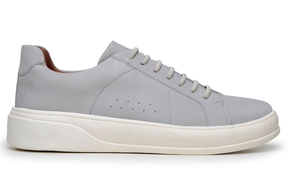 Tênis Casual Masculino CNS 601 Nobuck OFF-WHITE - ... - CNS Calçados