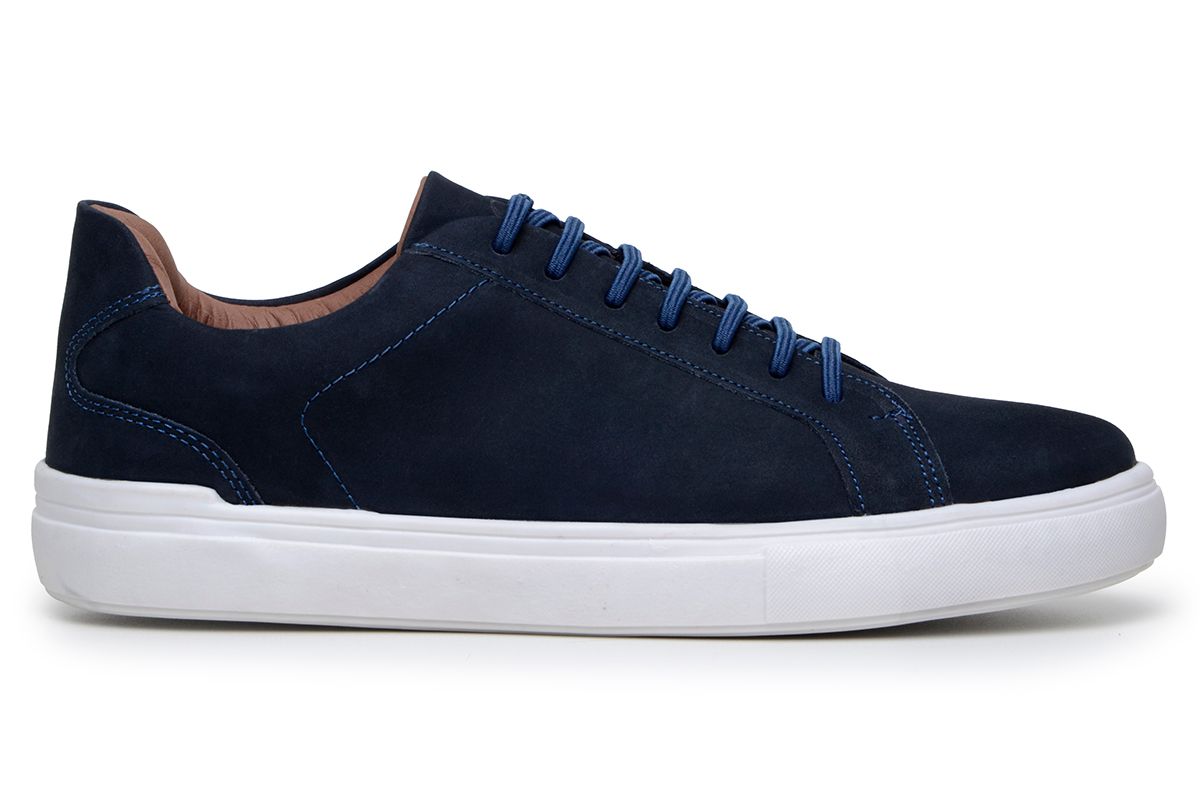 Tênis Casual Masculino CNS LONDRES 515 Nobuck Mari... - CNS Calçados
