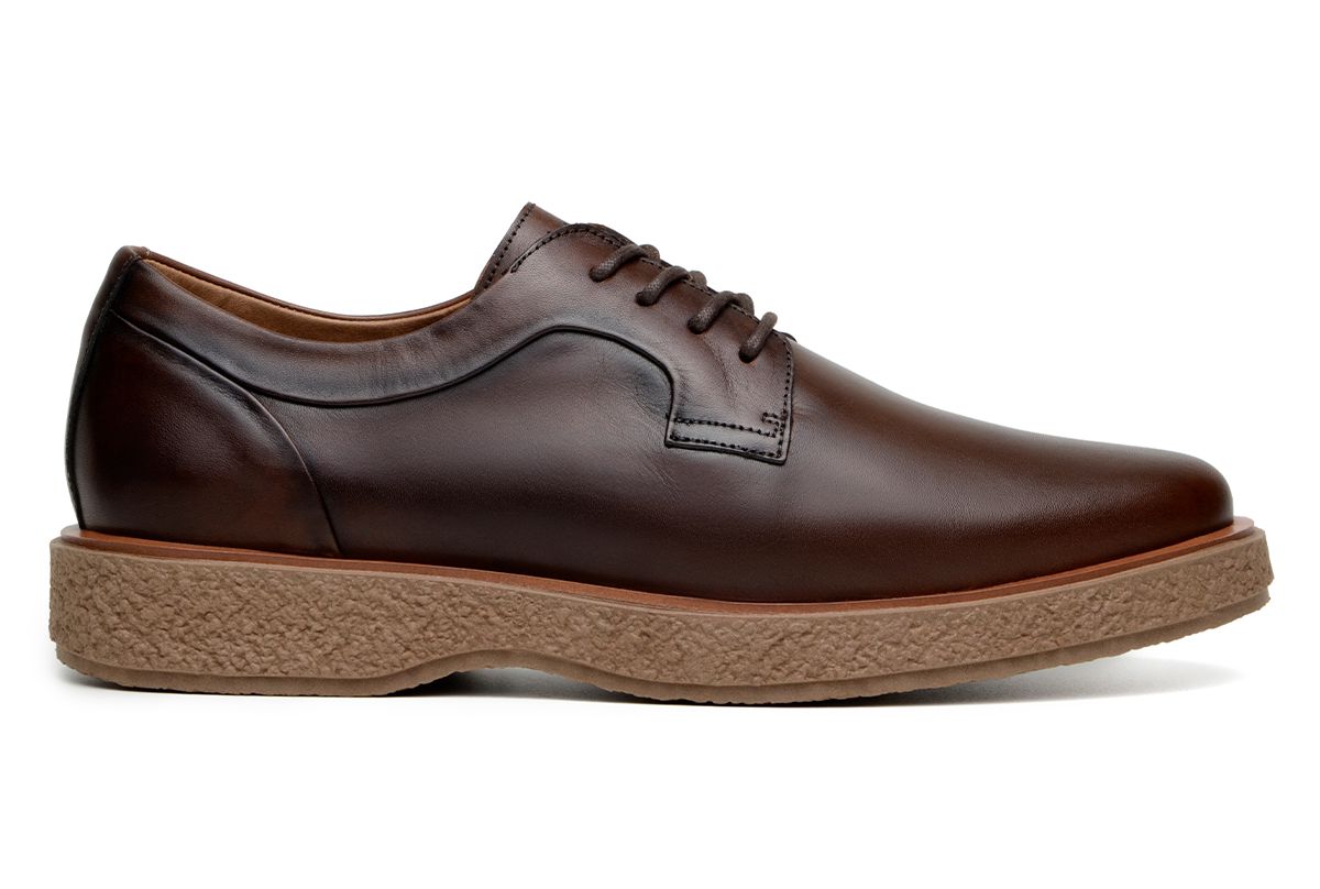 Sapato Masculino CNS Casual Derby Tan - CNS Calçados