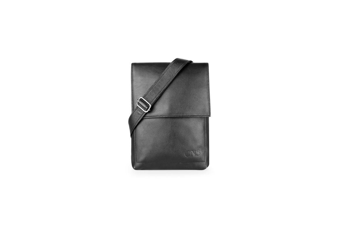 Bolsa em couro CNS Preto - 27322 - CNS Calçados