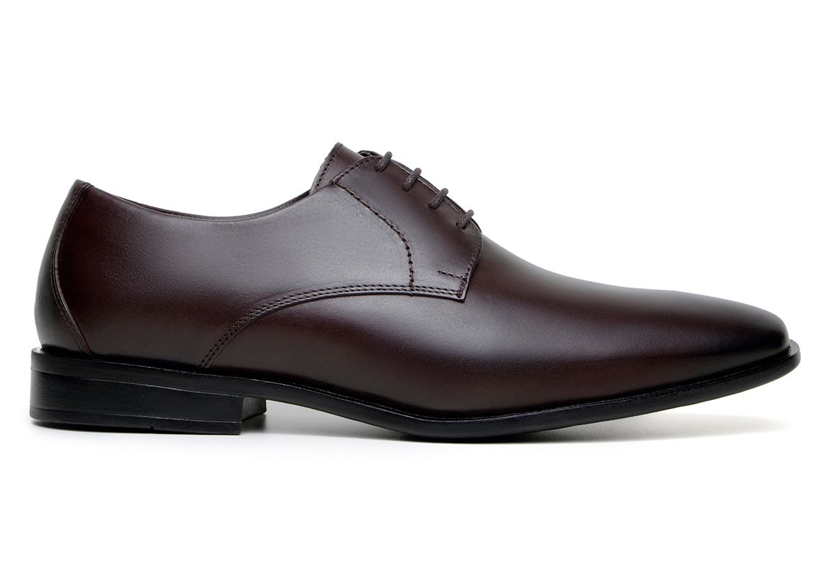 Sapato Social Masculino CNS Derby Chocolate - CNS Calçados