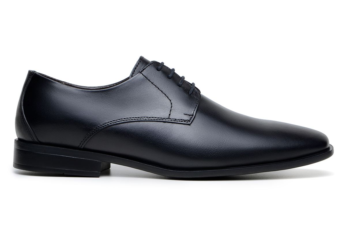 Sapato Social Masculino CNS Derby Preto - CNS Calçados