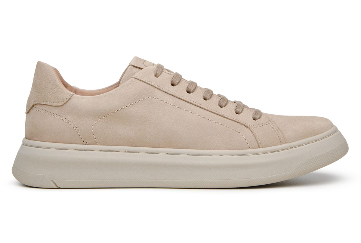 Tênis Casual Masculino CNS SHLED307 Areia - CNS Calçados