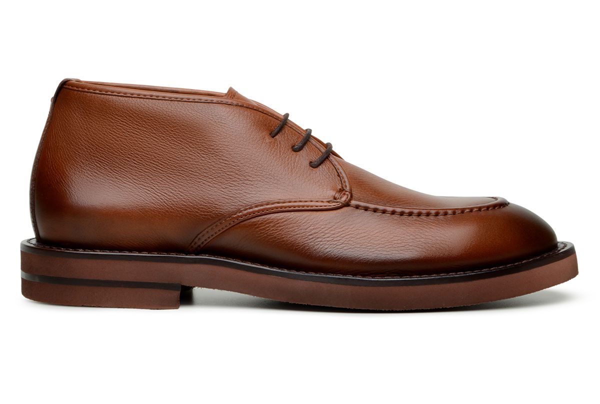 Bota Social Masculina CNS MARWARI-04 Whisky - CNS Calçados