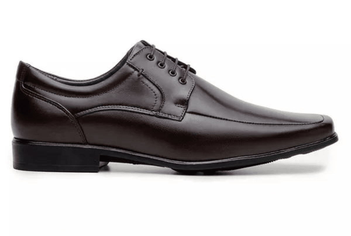 Sapato Social Masculino Derby Comfort CNS Café - CNS Calçados