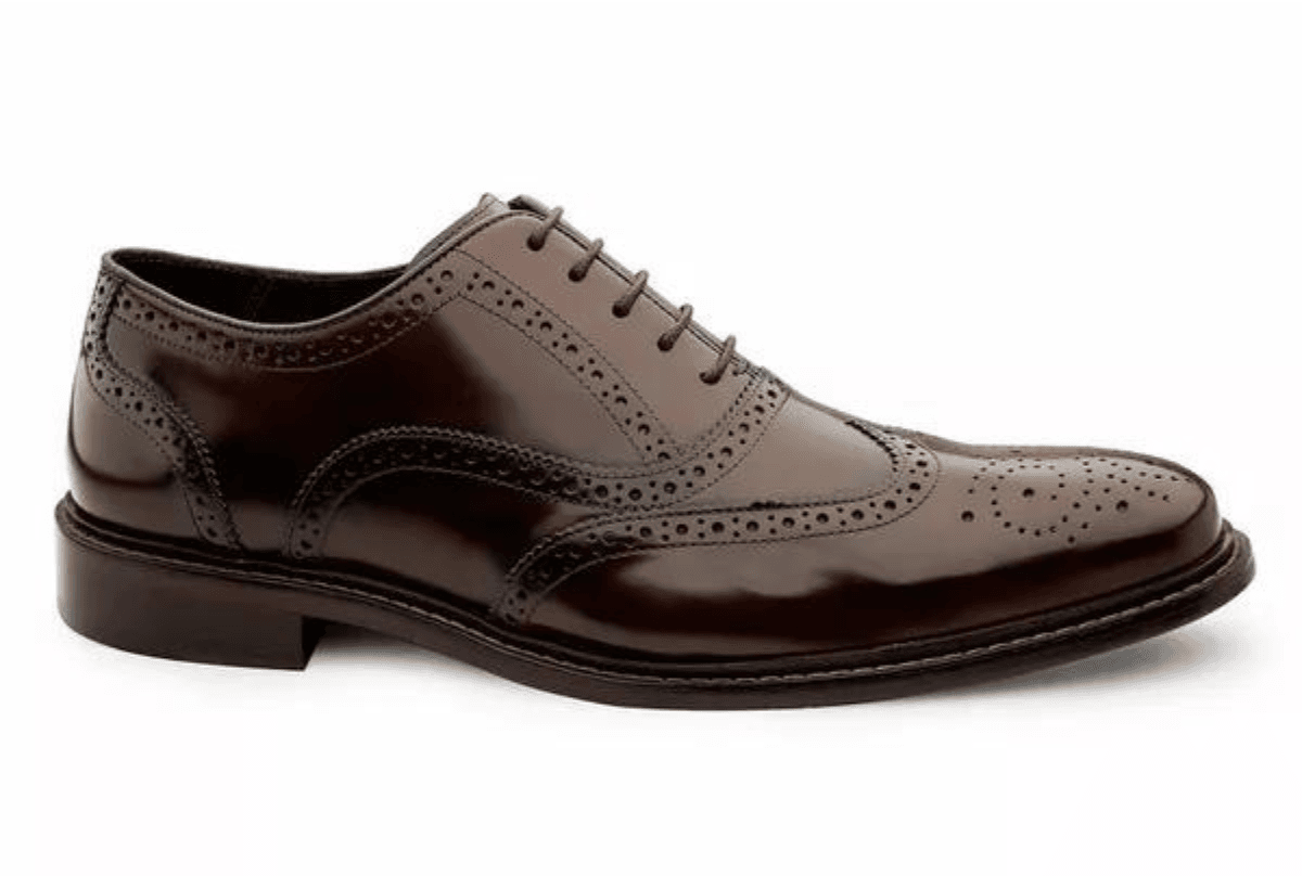 Sapato Social Masculino Oxford Brogue CNS Brown - CNS Calçados