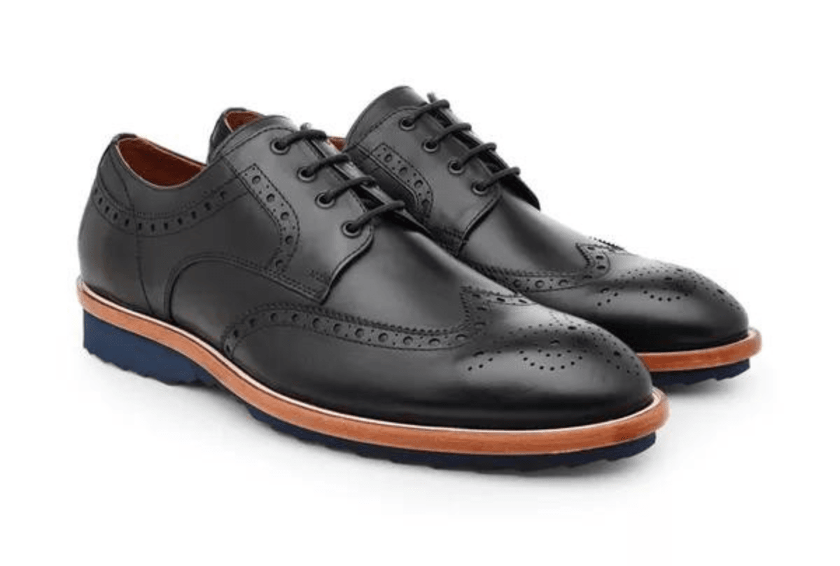 Sapato Masculino Derby Brogue CNS Preto - CNS Calçados