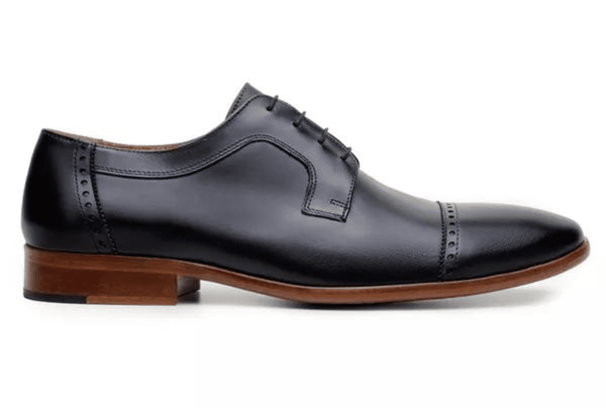 Sapato Social Masculino Derby Brogue CNS Preto - CNS Calçados