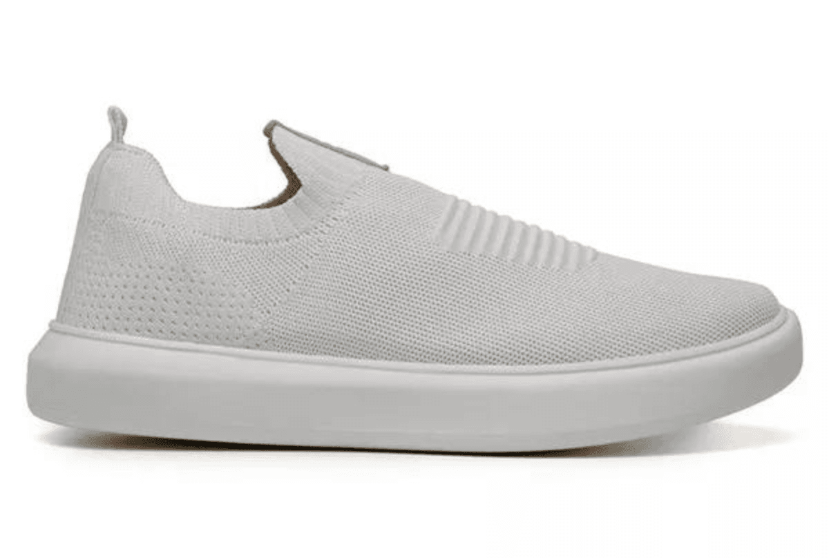 Tênis Casual Masculino CNS knit Areia/Off-white - CNS Calçados