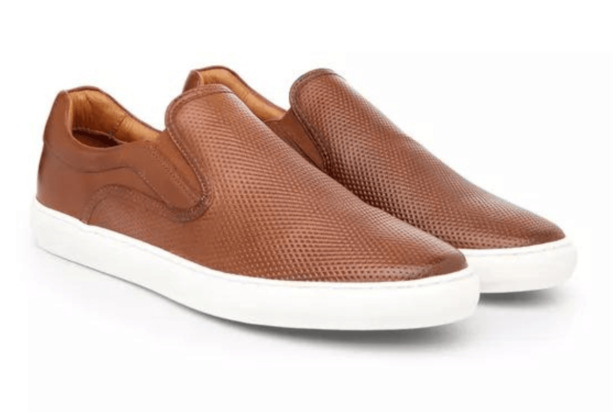 Tênis Casual Masculino Slip-on CNS Tan - CNS Calçados