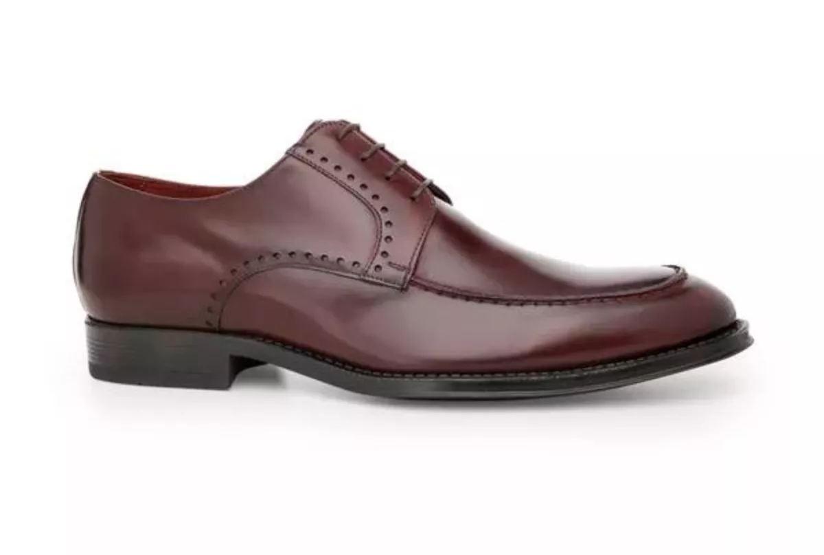 Sapato Social Masculino Derby CNS Vinho - 27071v - CNS Calçados
