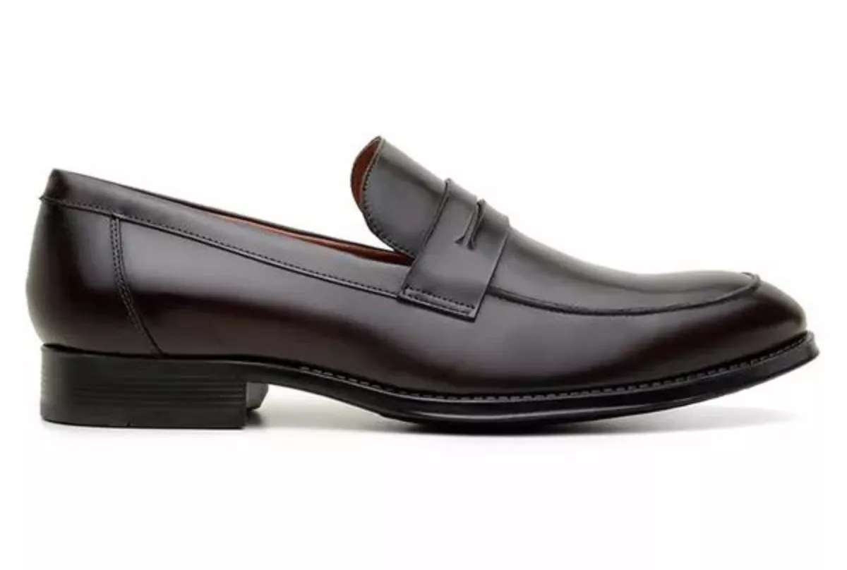 Sapato Social Masculino Loafer CNS Café - 27231c - CNS Calçados