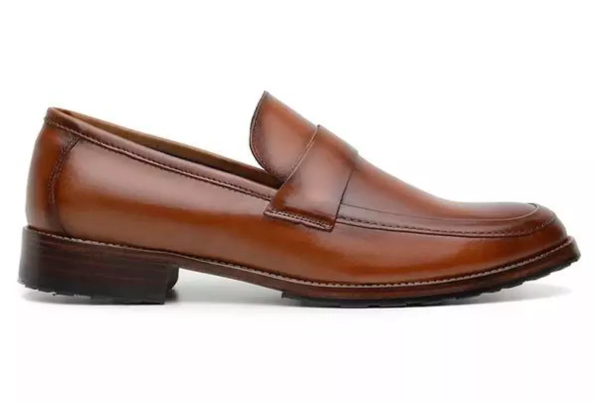Sapato Social Masculino Loafer CNS Whisky - 27453 - CNS Calçados