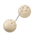 *Bolinha Tailandesa 2 bolas Acaso 36g (2000-00440) - Marfim