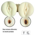 *Masturbador Vagina Dupla em Cyber Skin Com Vibrador SI (1109) - Padrão