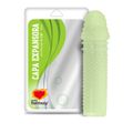 *Capa Peniana Expansora Glow de 14cm Para 16cm (SF703-14874) - Fosforescente