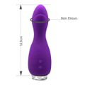 *Mini Vibrador Ponto G Formato Botão De Flor SI (5373-14957) - Roxo