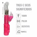 Vibrador Rotativo Ponto G SI (5167) - Rosa