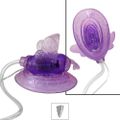 *Massageador Vaginal Com Sucção E Vibro Butterfly Clitoral SI (5325) - Roxo