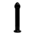 *Plug em Vidro Liso Love Toy 15cm SI (5700) - Preto
