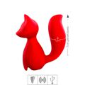 Vibrador Recarregável Formato Raposa SI (7954) - Vermelho