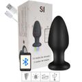 Plug de Silicone Com Rotação e Luz de Led SI (8630) - Preto