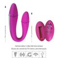 Vibrador Para Casal Letitia VP (CD005C) - Magenta