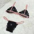 Conjunto Luma (DR4523) - Preto C/ Rosa