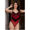 Body em Tule e Arrastão (GV2110) - Deluxe