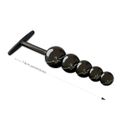 Plug de Metal Ball (HA124) - Preto