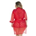 *Robe Luxo Plus Size (PS2082) - Vermelho