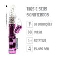 Vibrador Rotativo Coelhinho Jack Rabbit VP (RT002G-ST355) - Lilás