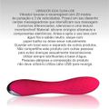 *Vibrador Luxuoso Olina com Cerdas VP (DB005-ST232) - Rosa