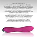 *Vibrador Luxuoso Olina com Cerdas VP (DB005-ST232) - Roxo