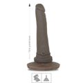 Prótese 13x10cm Com Ventosa Billy Upper (UP31-UP686-2-ST773) - Marrom