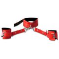 Coleira Com Algemas Harness 50 Tons (T015) - Vermelho