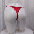 Calcinha Para Personalização Com Tira Removível - (TR001) - Vermelho