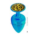 Plug de Metal M Com Pedras Variadas Hard (ST611-HA114) - Azul