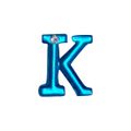 Letras Para Personalização Azul (HA180A) - K