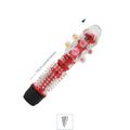 *Vibrador Com Capa e Pérolas Massageadoras VP (PE011C-ST337) - Vermelho