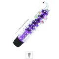 *Vibrador Com Capa e Nodulos Massageadores VP (PE011E-ST337) - Roxo