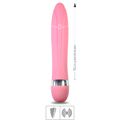 **Vibrador Personal Com Relevos 10 Vibrações 15x10cm VP (PS010S-ST438) - Rosa