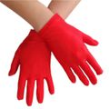 Luva Curta em Cirrê - (17908) - Vermelho