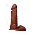 Prótese 17x14cm Com Escroto (ADAO09) - Marrom