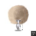 Plug Metálico PomPom Claro Hard (HA115-ST605) - Cromado