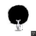 Plug de Metal PomPom Escuro Hard (HA115-ST607) - Cromado